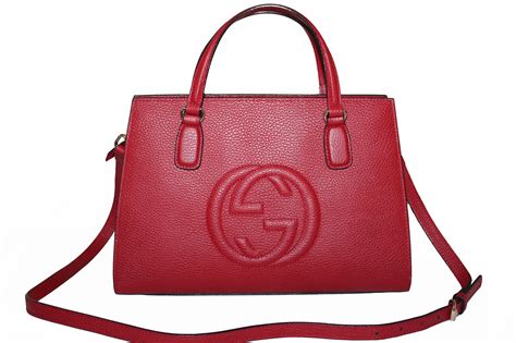 authentic Gucci red handbag